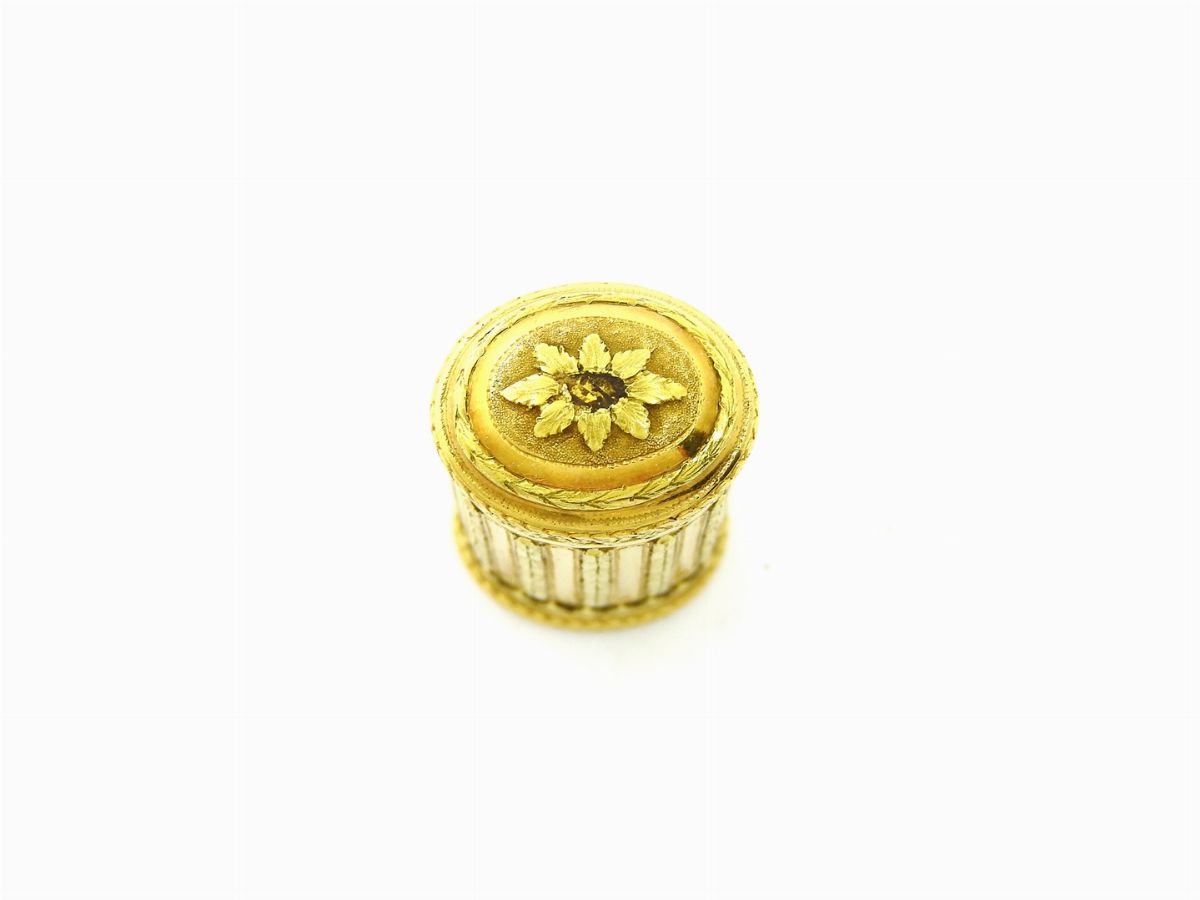 Sigillo con Portaceralacca in Oro Giallo e Rosa