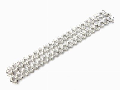 Bracciale in Oro Bianco e Diamanti
