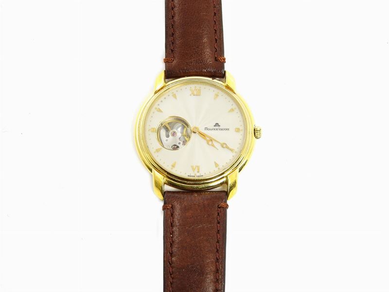Orologio da Polso per Uomo Maurice Lacroix in Acciaio Laminato Oro Giallo