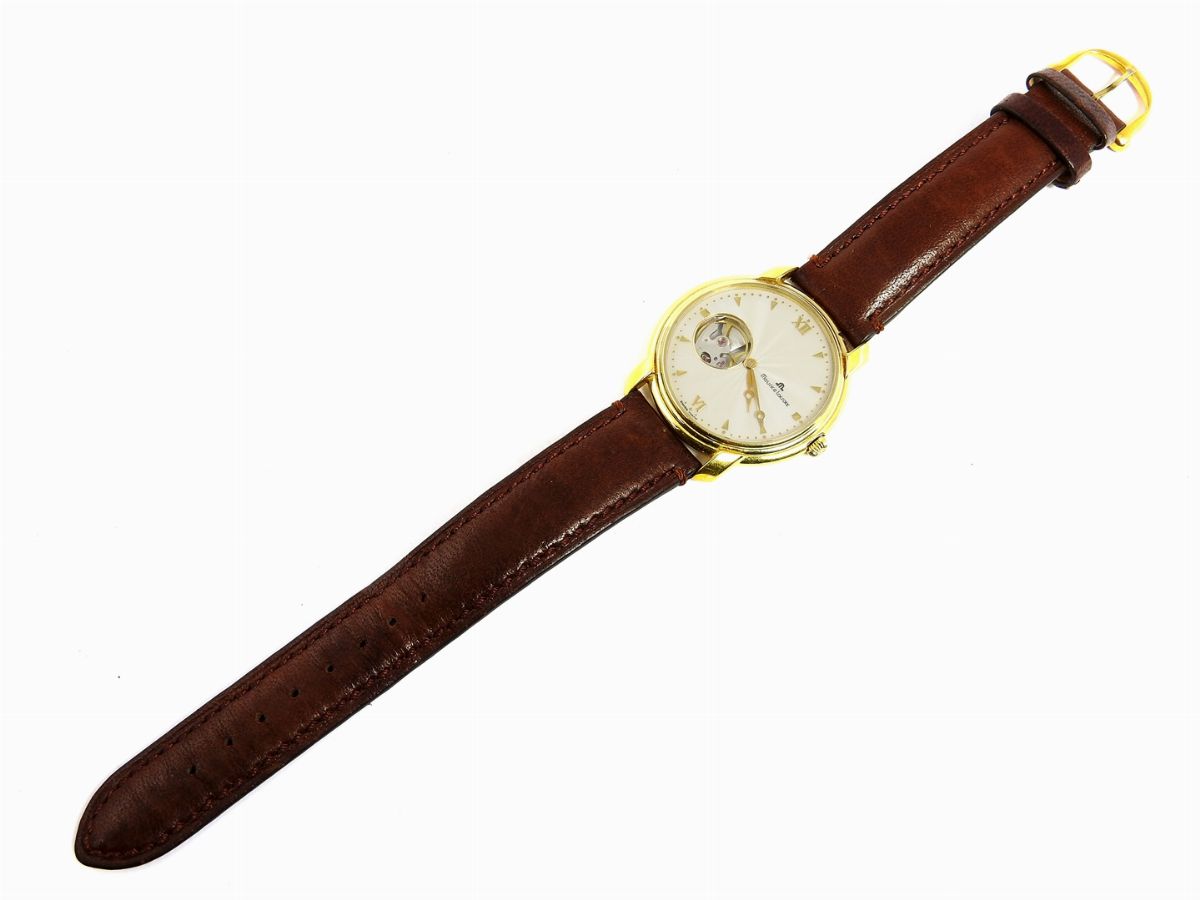 Orologio da Polso per Uomo Maurice Lacroix in Acciaio Laminato Oro Giallo