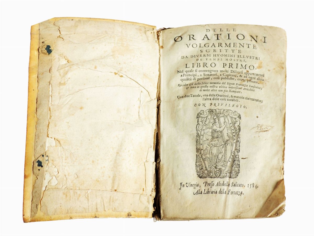 Francesco Sansovino - Delle Orationi Volgarmente Scritte da Diversi Huomini Illustri