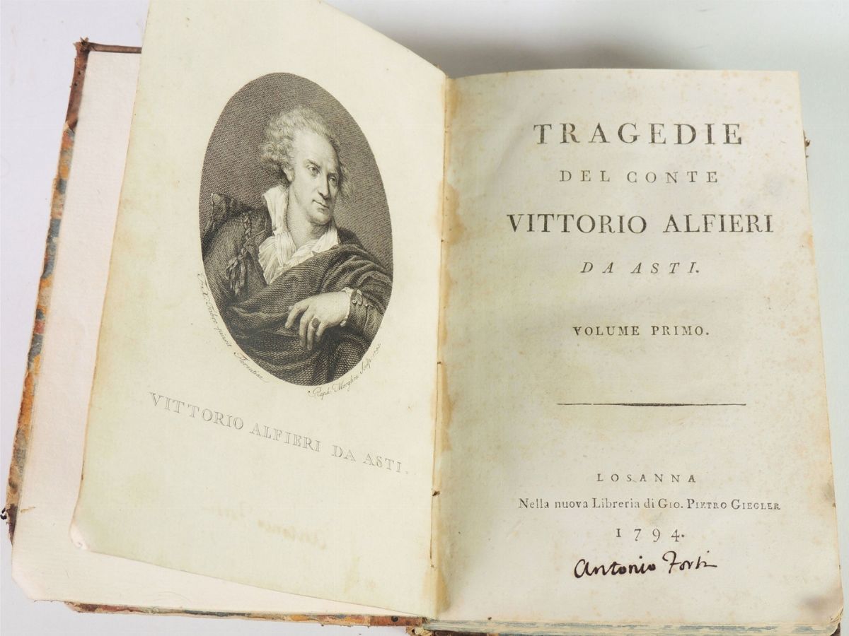 Tragedie del Conte Vittorio Alfieri da Asti