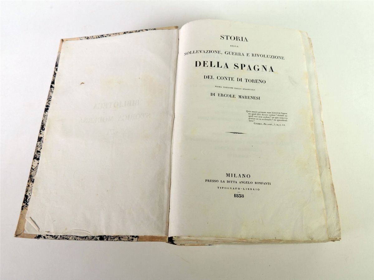 José Maria Toreno - Storia della Sollevazione, Guerra e Rivoluzione della Spagna