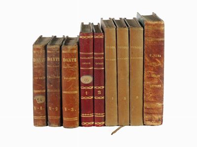 Lotto di Libri D'epoca di Argomento Letterario