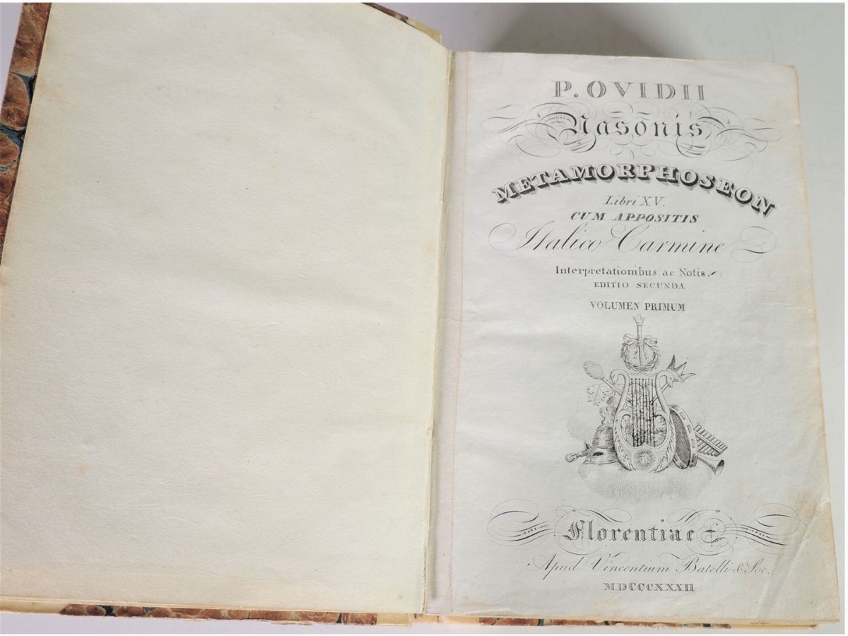Publius Ovidius Naso Ovidio - Metamorphoseon Cum Appositis Italico Carmine