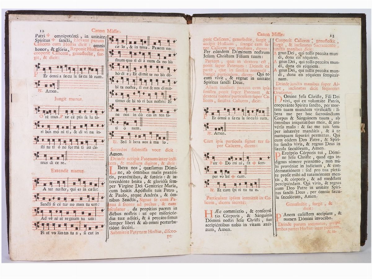 Lotto di Libri D'epoca tra Cui un Messale per i Riti Funebri