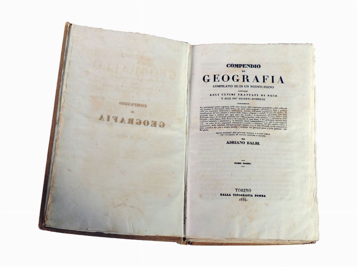 Lotto di Libri D'epoca di Argomento Geografico