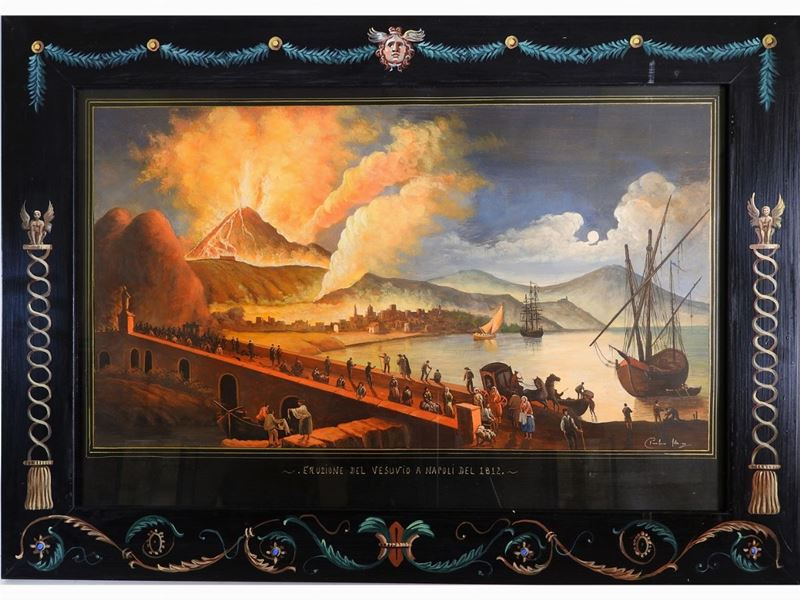 Eruzione del Vesuvio a Napoli
