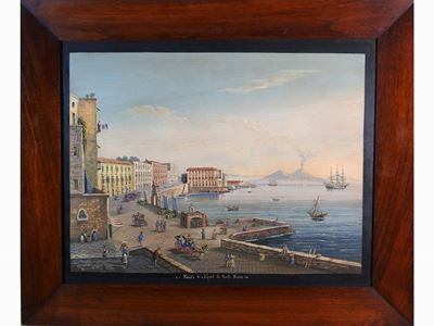Veduta di Napoli da Santa Lucia