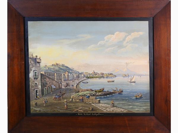 View of Naples  - Auction The Riz Ortolani and Katyna Ranieri collection: Contemporary Art and Old Master Painting - I - I - Maison Bibelot - Casa d'Aste Firenze - Milano