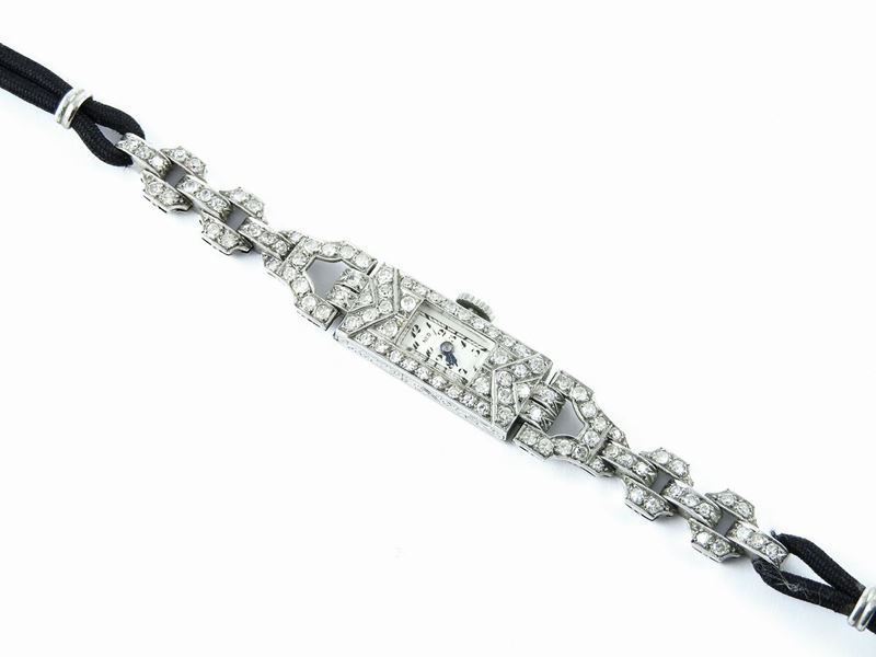 Orologio da Polso per Donna Baume & Mercier Ned in Platino e Diamanti