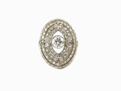 Anello in Oro Bianco e Diamanti