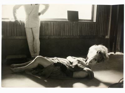 Sandra Milo sul Set di "giulietta degli Spiriti" 1965