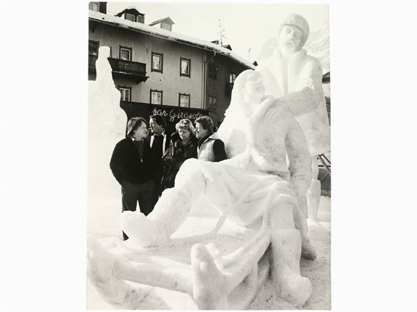 Mario de Biasi - Sculture di ghiaccio 1982