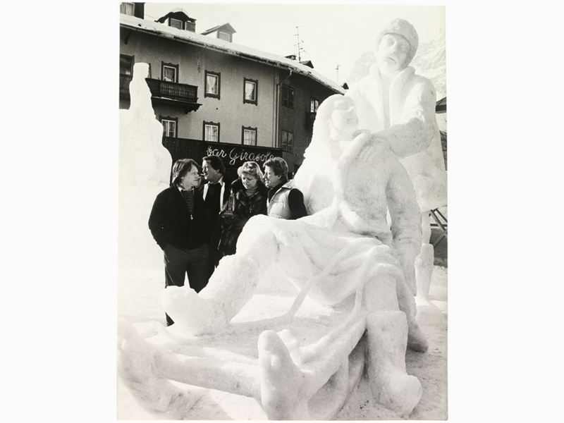 Mario De Biasi - Sculture di Ghiaccio 1982