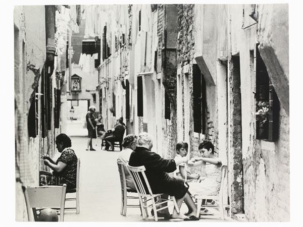 Gianni Berengo Gardin : Sestriere di Castello, Venezia 1979  - Auction Photographs - Maison Bibelot - Casa d'Aste Firenze - Milano