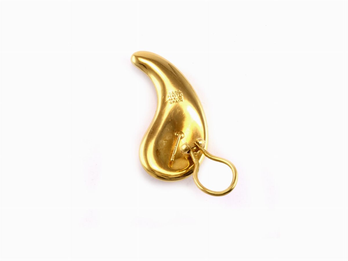 Orecchini Elsa Peretti Linea Spain per Tiffany in Oro Giallo