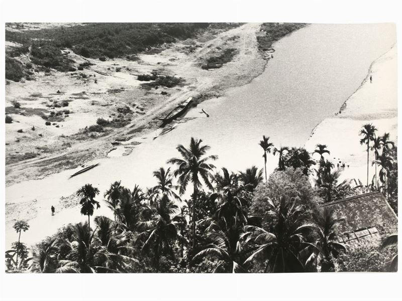 Calogero Cascio - Panoramica del Fiume Mekong Laos 1970