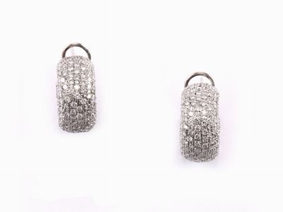Orecchini in Oro Bianco e Diamanti