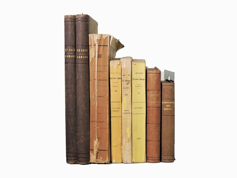 Lotto di Libri D'epoca Francesi