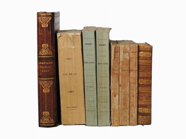 Lotto di libri d'epoca francesi  - Asta La Biblioteca di Villa Piatti - Maison Bibelot - Casa d'Aste Firenze - Milano