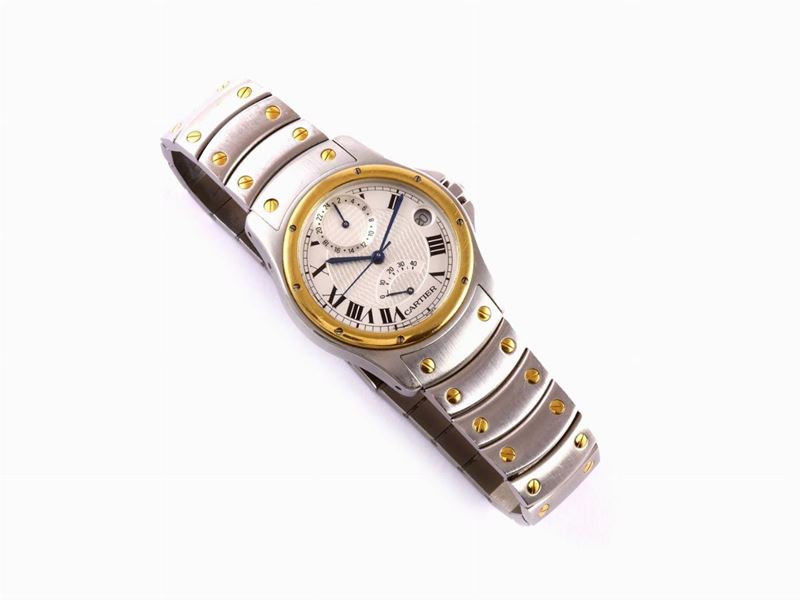 Orologio da Polso per Uomo Cartier in Acciaio e Oro Giallo