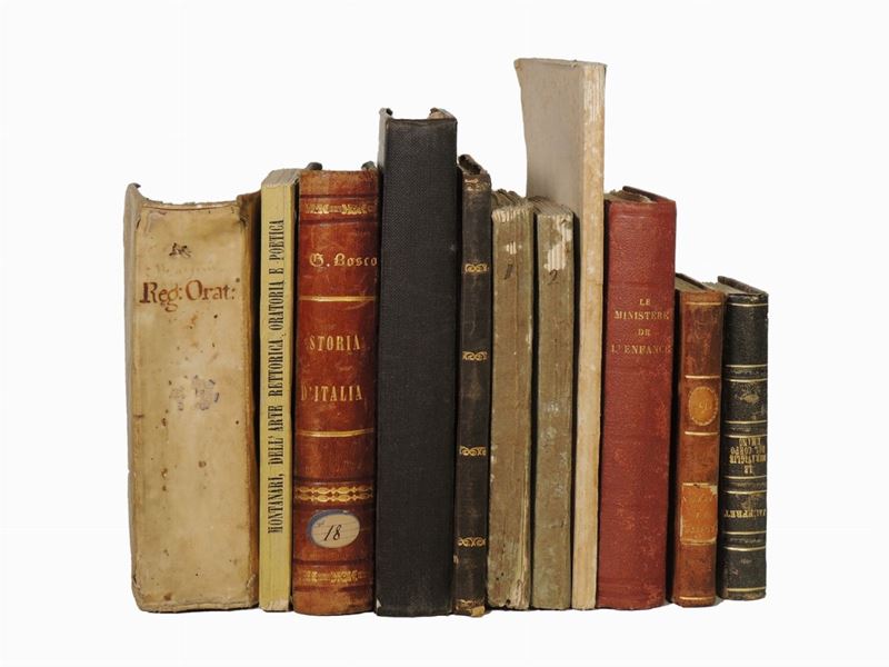 Lotto di Libri D'epoca Scolastici o Rivolti All'infanzia ed alla Gioventù