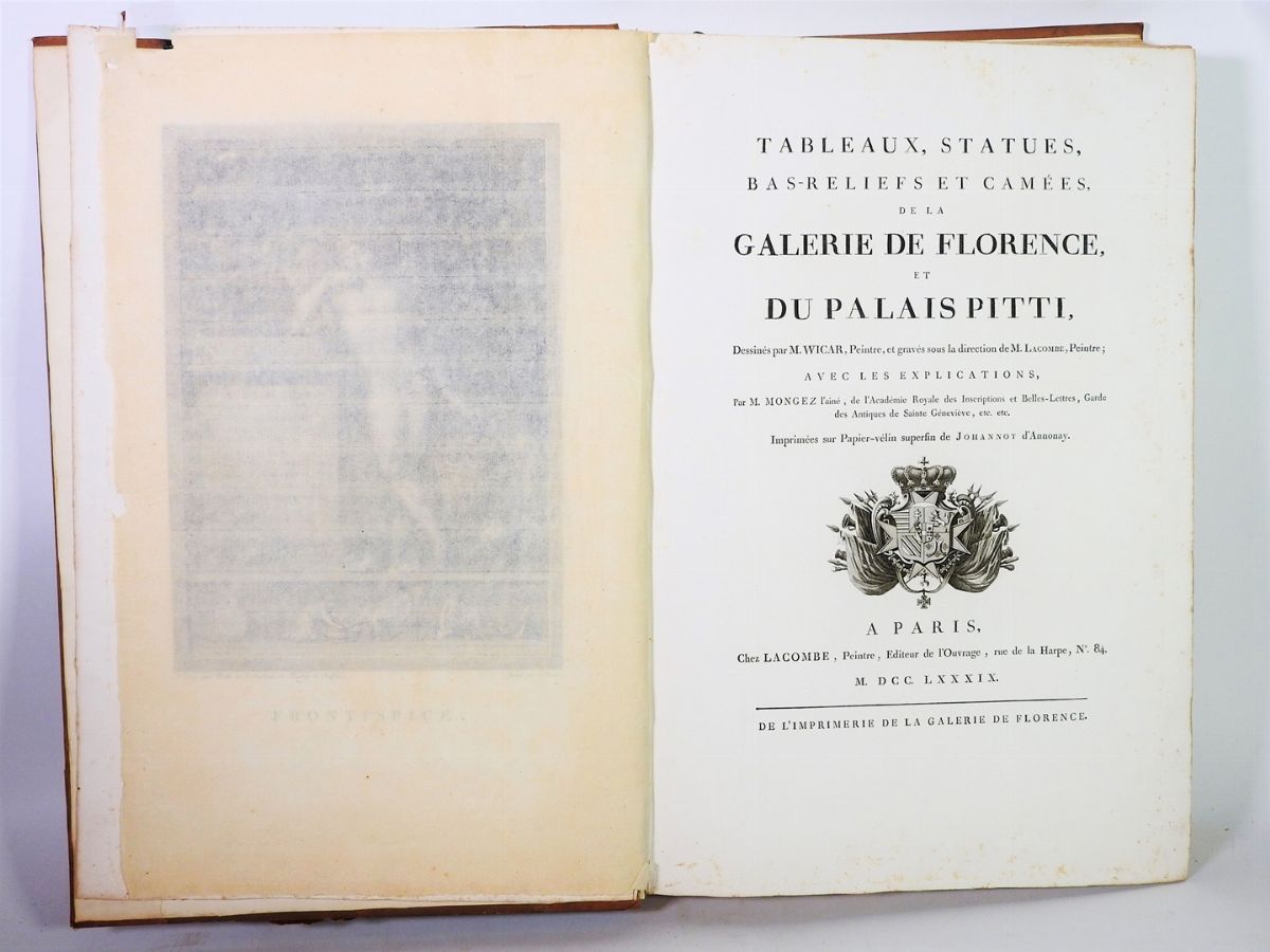 Antoine Mongez - Tableaux, Statues, Bas-reliefs Et Camées De la Galerie De Florence Et Du Palais ...