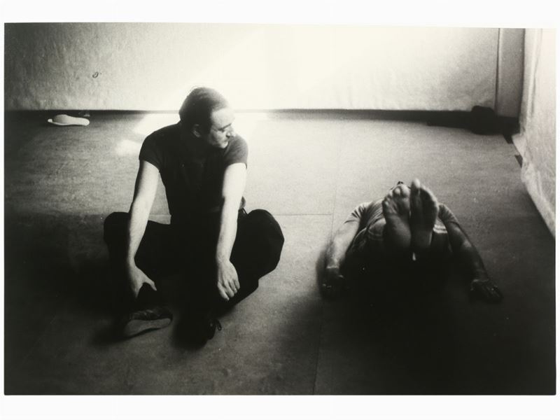 Mario Dondero - Pierre Etaix Scuola Nazionale del Circo Parigi 1977