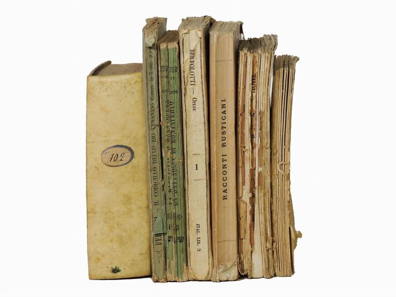 Lotto di Libri D'epoca di Argomento Letterario