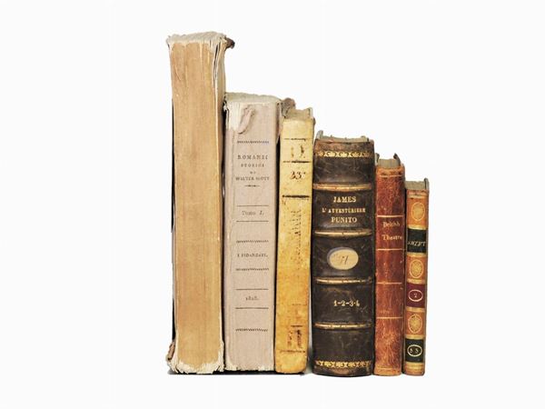 Lotto di libri d'epoca di argomento letterario inglese  - Asta La Biblioteca di Villa Piatti - Maison Bibelot - Casa d'Aste Firenze - Milano