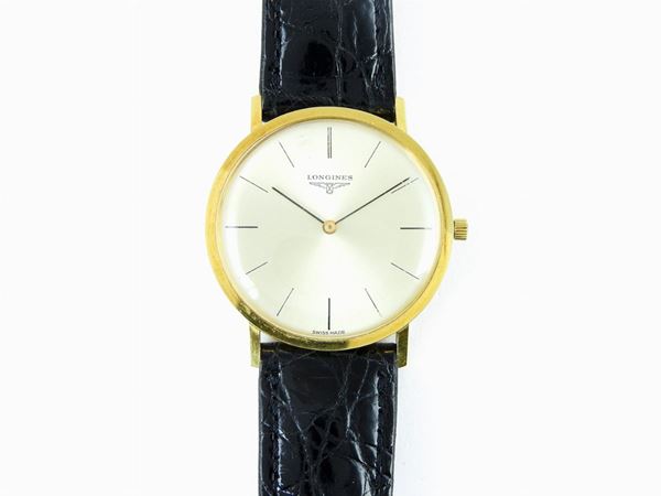 Yellow gold Longines gentlemen wristwatch  (Seventies)  - Auction Jewels and Watches - I / Venetian Noblewoman's Jewels - I - Maison Bibelot - Casa d'Aste Firenze - Milano