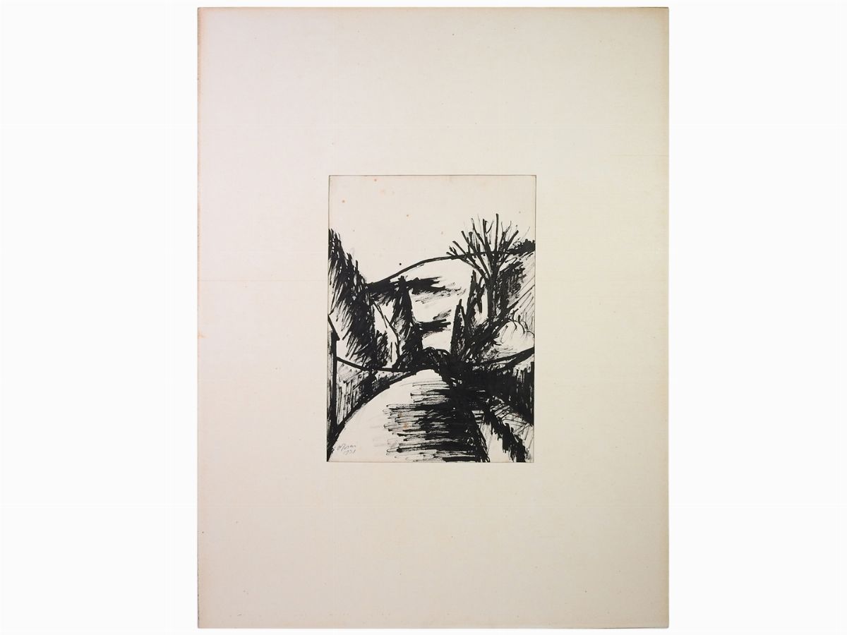 Ottone Rosai - Paesaggio 1931