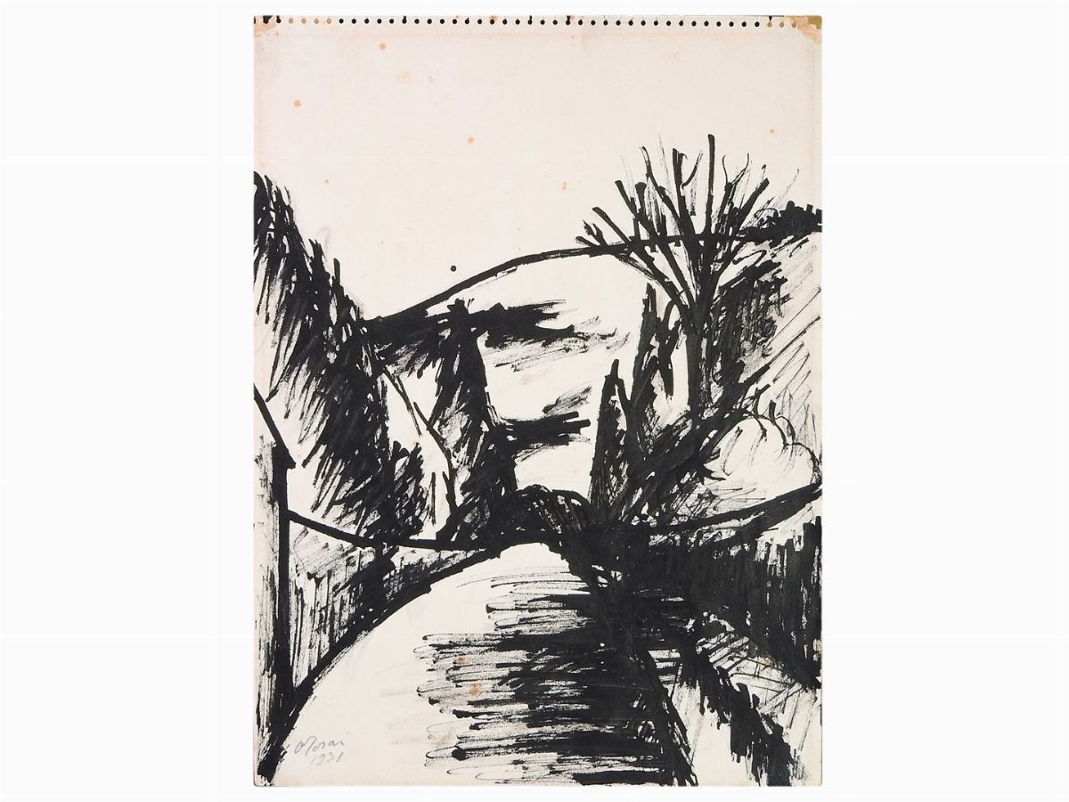Ottone Rosai - Paesaggio 1931