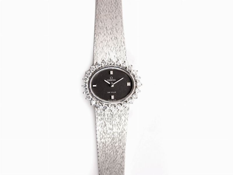 Orologio da Polso per Donna Omega in Oro Bianco