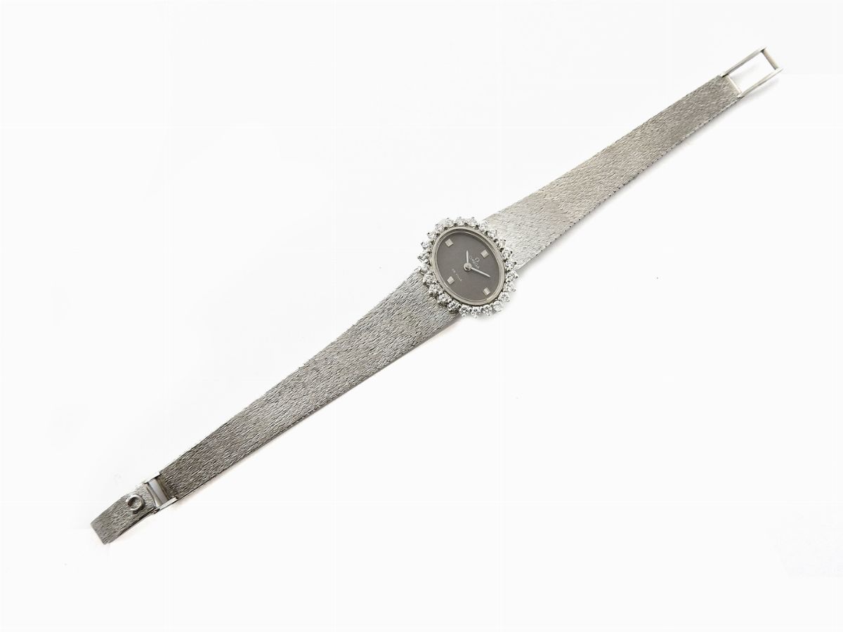 Orologio da Polso per Donna Omega in Oro Bianco