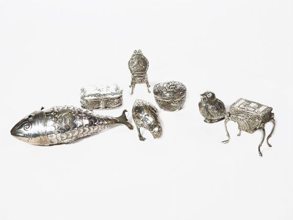 A Silver Lot  - Auction The Riz Ortolani and Katyna Ranieri collection / Forniture and Art objects  - II - II - Maison Bibelot - Casa d'Aste Firenze - Milano