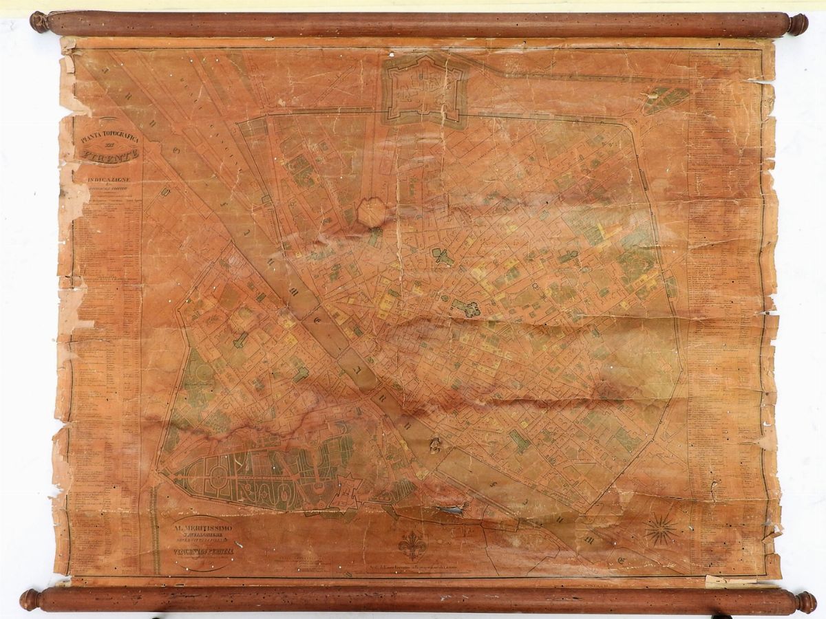 Due Grandi Carte Geografiche D'epoca