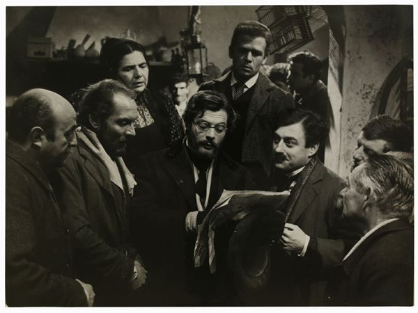 Agenzia NUMBERONE - Fotografie di scena del film "I compagni" con Marcello Mastroianni