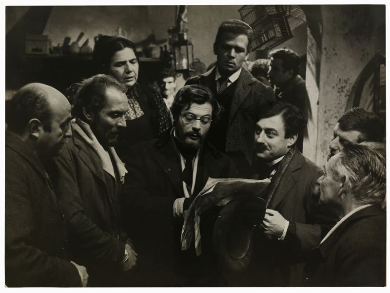 Agenzia Numberone - Fotografie di Scena del Film "i Compagni" con Marcello Mastroianni
