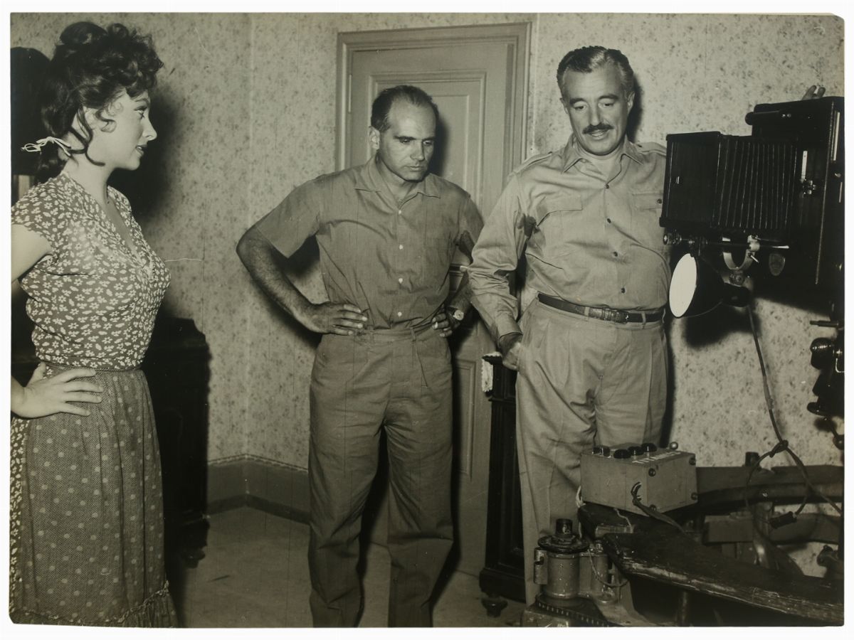 Giovanni Battista Poletto - Fotografie di Scena del Film "pane, Amore e Fantasia" con Vittorio De...