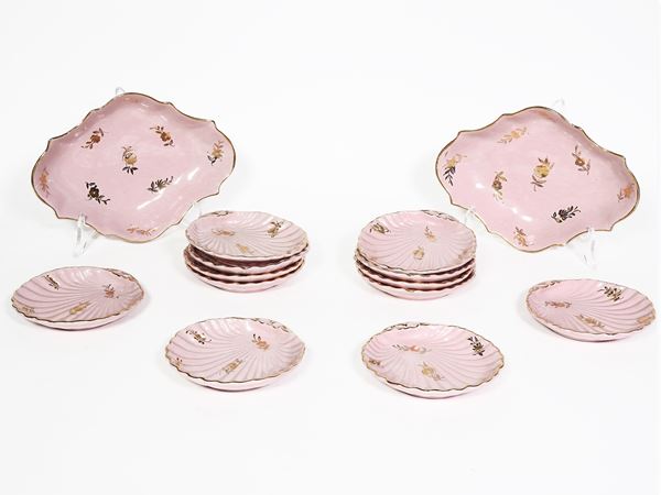 A Ceramic Hors d'Oeuvre Set