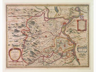 Carta Geografica della Provenza