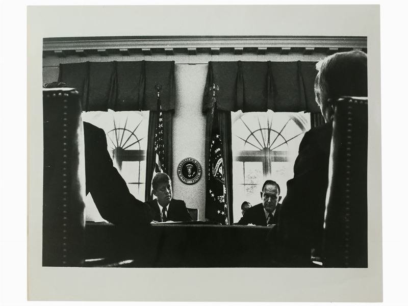 Cornell Capa - John Kennedy During a Meeting, 1961