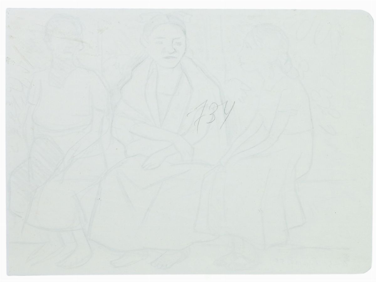 Diego Rivera - Figure Femminili 1955