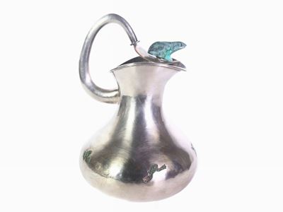 Caraffa in Metallo Argentato