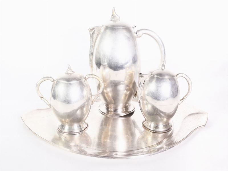 Servito da Caffè in Argento Sterling