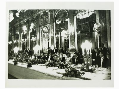 Dinner At Versailles e John Kennedy During a Meeting, 1961