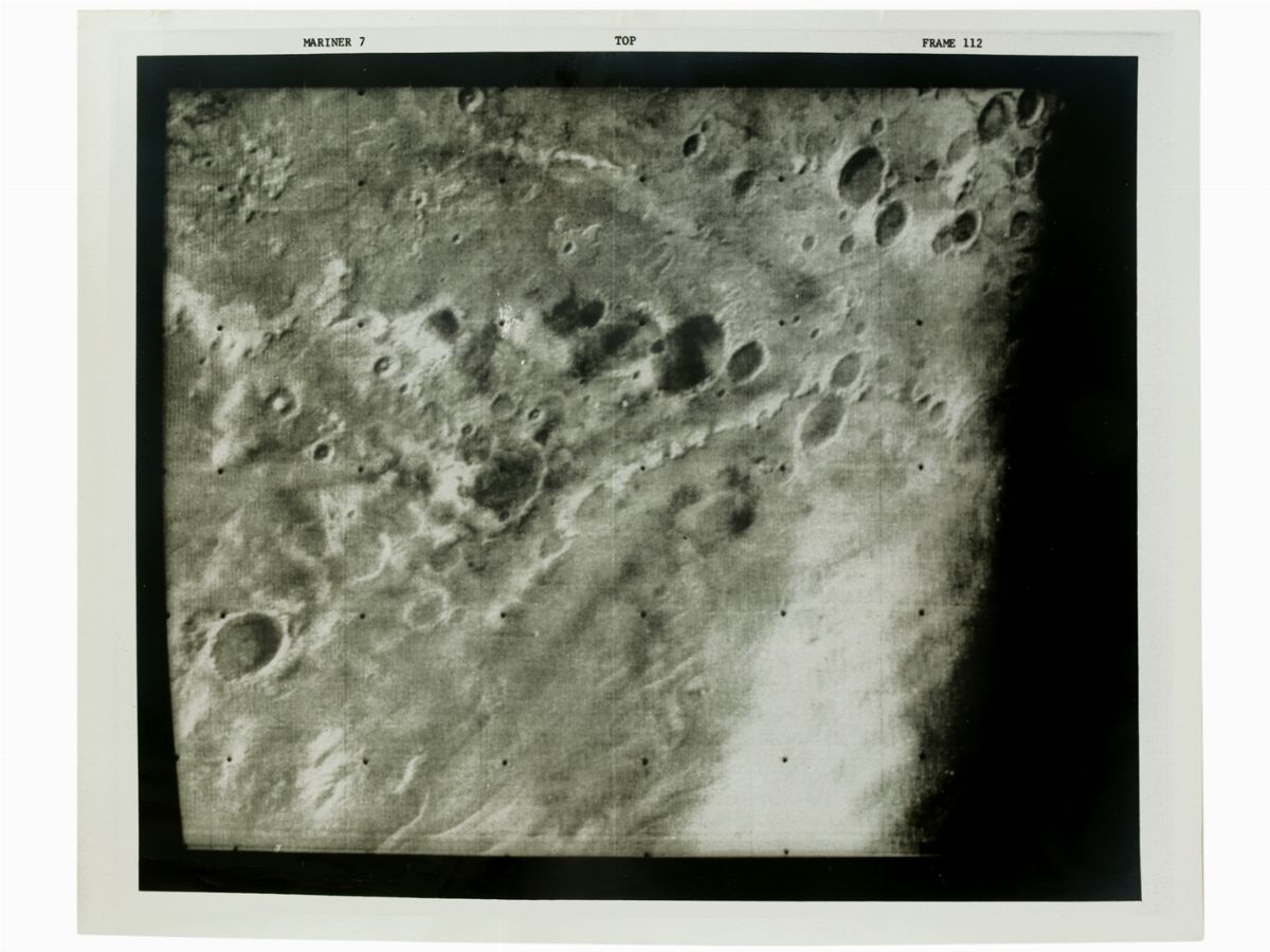 Nasa - Mars South Polar Cap Region e The Giant's Footprint, 1968