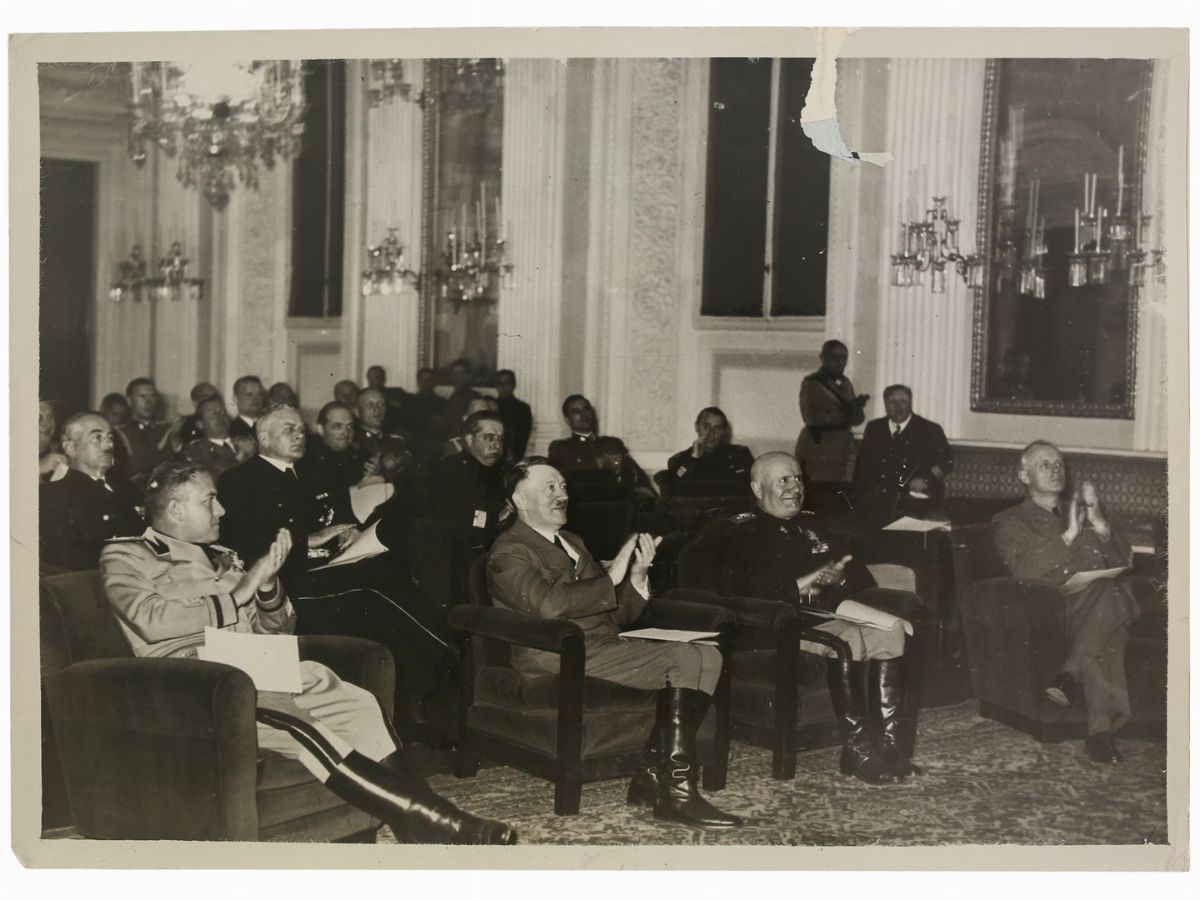Heinrich Hoffmann - Miscellanea di Fotografie che Ritraggono Hitler e Mussolini in Germania e a F...